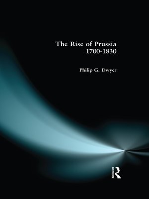 cover image of The Rise of Prussia 1700-1830
